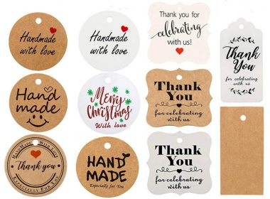 hangtag card